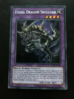 Yugioh FOSSIL fusion monster cards (BLAR) - Secret Rare 1st Edition - NM - Image 1