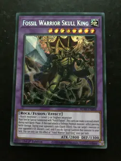 Yugioh FOSSIL fusion monster cards (BLAR) - Secret Rare 1st Edition - NM - Image 3