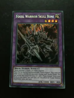 Yugioh FOSSIL fusion monster cards (BLAR) - Secret Rare 1st Edition - NM - Image 4