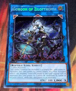 Yugioh! Gorgon of Zilofthonia - DUAD-EN050 - Secret Rare - 1st Edition Near Mint - Image 1