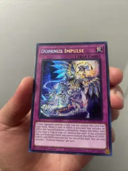 Yugioh Dominus Impulse MP25-EN116 Prismatic Secret Rare 1st Edition Near Mint NM - Image 1