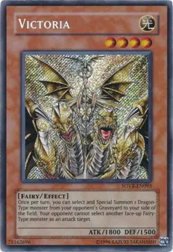 YuGiOh Stardust Overdrive Secret Rare Victoria SOVR-EN093 - Image 1