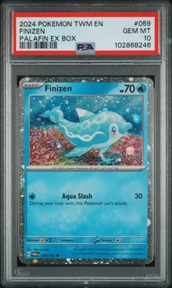 Finizen - PSA 10 - Cosmos Holo - Twilight Masquerade ex Box Promo Pokemon Card - Image 1