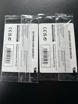 Pokemon TCG Phantasmal Flames Genesect & Reshiram Promo Cards - New & Sealed - Image 2