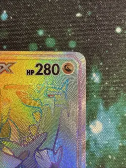 Pokemon TCG Cosmic Eclipse Arceus & Dialga & Palkia GX Rainbow Rare Card 258/236 - Image 5
