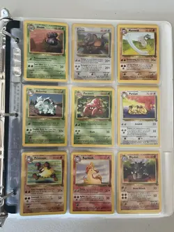 Pokemon Near Complete Jungle Unlimited Set 58/64 Missing 6 Cards Unplayed - Image 4