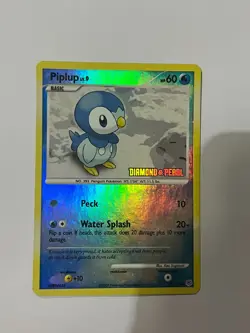 Piplup 93/130 Diamond & Pearl Promo Reverse Holo Stamped Pokemon Card TCG - Image 3