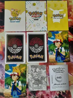 Snorlax Fan Art Lot of 9 Peruvian Cards + Stickers NOT Official Pokemon PL-NM - Image 2