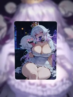 Boosette Super Mario Anime Waifu Sexy Goddess Doujin Lewd Hentai Card - Image 1