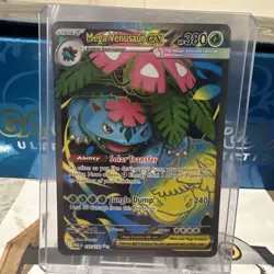Mega Venusaur EX Mega Evolution 155/132 Secret Rare Pokemon Card - Image 1