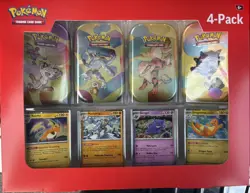 Sam's Club Exclusive 151 Pokemon 4 Mini Tins + 4 Promo Cards Bundle. BRAND NEW!! - Image 1