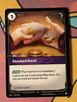 Riftbound TCG - Stacked Deck 183/298 Origins Uncommon Regular Nonfoil - NM - Image 1