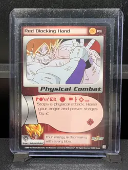 Dragon Ball Z Red Blocking Hand P9 • Promo Card • DBZ Score • Limited - Image 1