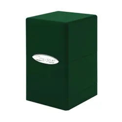 Ultra Pro Card Protection Satin Tower Deck Box - Emerald SW (New) - Image 1