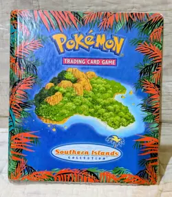 Pokemon Southern Islands Binder with 6 cards - Image 2