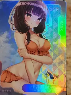 Miko lino SSR SSR-015 Senpai Goddess Haven Series 2 Story CCG Anime Card - Image 4