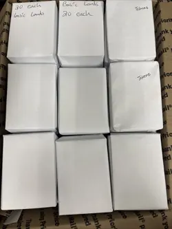 MTG Bulk Lot About 3500 Cards Commons, Uncommons, Tokens, Basic Lands - Image 1