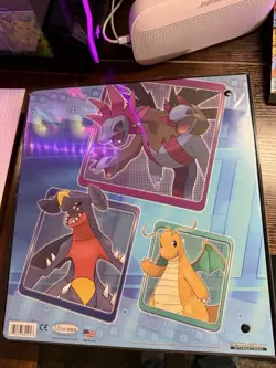 Pokemon Card Binder With Bulk And Reverse Holos Sun & Moon and older - Image 4