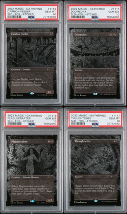 Secret Lair Junji Ito PSA 10 Thoughtseize Doomsday Carrion Feeder Plaguecrafter - Image 1