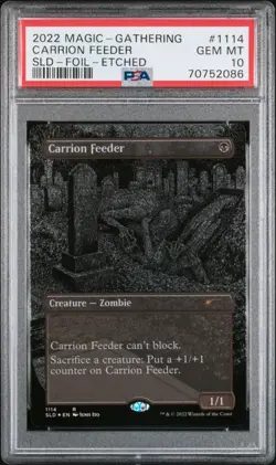 Secret Lair Junji Ito PSA 10 Thoughtseize Doomsday Carrion Feeder Plaguecrafter - Image 2