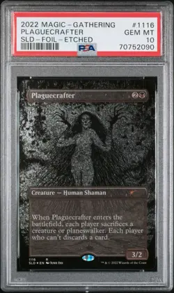 Secret Lair Junji Ito PSA 10 Thoughtseize Doomsday Carrion Feeder Plaguecrafter - Image 4