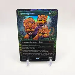 MTG Questing Beast FOIL Secret Lair An Encyclopedia of Magic Pack Fresh - Image 1