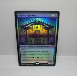 MTG FOIL Blade of the Oni : Kamigawa: Neon Dynasty 089/302, NM - Image 1