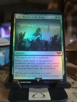 Magic the Gathering Lord of the Rings: The Last March of the Ents #172 Foil - Image 1