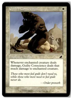 MTG Guilty Conscience - Scourge Heavily Played English - Image 1