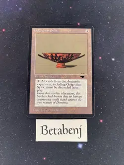 1x MTG Antiquities Golgothian Sylex from Estate Collection - Image 1