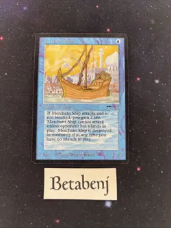 1x MTG Arabian Nights Merchant Ship from Estate Collection - Image 1