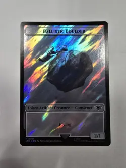 Ballistic Boulder Food (0023) Double-Sided Token (Surge Foil) Mtg Lotr - Image 1