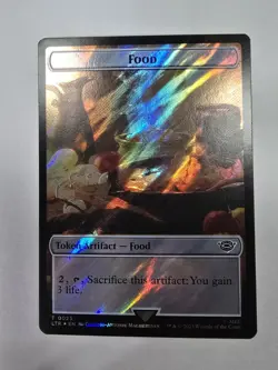 Ballistic Boulder Food (0023) Double-Sided Token (Surge Foil) Mtg Lotr - Image 2