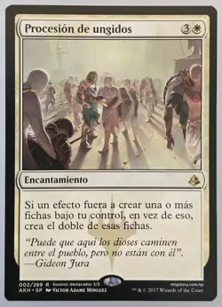 MTG Magic the Gathering: Anointed Procession Amonkhet Regular NM (Spanish) - Image 1