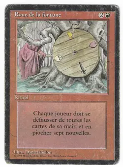 ►Magic-Style◄ MTG - Wheel of Fortune - French Revised FBB - Played/Poor - Image 1