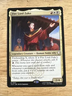 Fire Lord Zuko Avatar: The Last Airbender Regular 221 - Image 1