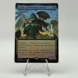 MTG Avatar - Toph, Earthbending Master (Borderless) [FOIL] - TLE - NM - Image 1