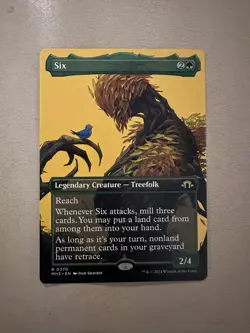 MTG - Six Anime Borderless - Ravnica Remastered - NM - Image 1