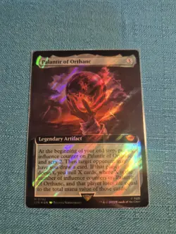 MTG LOTR Palantir of Orthanc SURGE FOIL EXTENDED #809 Lord Rings Magic Gathering - Image 1