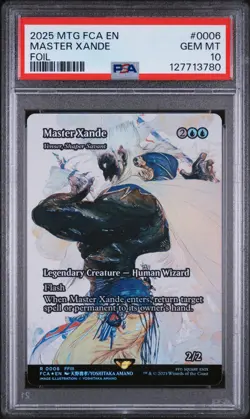 PSA 10 Master Xande Through The Ages Foil (R 0006) Final Fantasy PSA 10 - Image 1