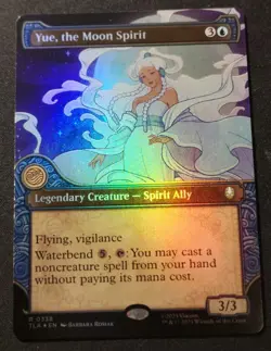 Yue, The Moon Spirit - Foil - Showcase - TLA - MTG - EN - NM - 0338 - Image 1