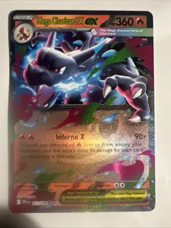 Mega Charizard X ex - Phantasmal Flames 013/094 - Near Mint English Pokemon TCG - Image 1