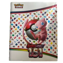 Pokemon TCG Scarlet & Violet 151 Binder - Official 9-Pocket Card Folder (Empty) - Image 1