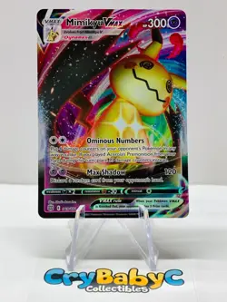 Pokemon Mimikyu VMAX 069/172 Brilliant Stars Sword & Shield ULTRA RARE - Image 1