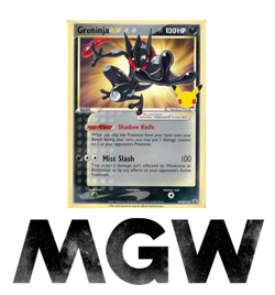 Pokemon TCG Celebrations Greninja Gold Star Promo Card Lot of 1 Factory Sealed - Image 1