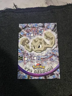 Pokemon TOPPS TV #74 Geodude - NON FOIL Blue Logo - Image 1