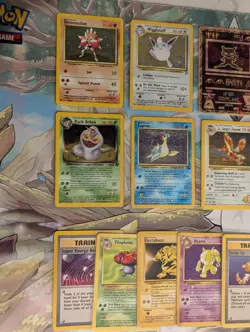 Vintage Pokemon Card Lot WOTC Holo Base Gym Promo Ancient Mew Rocket Hitmonchan - Image 2
