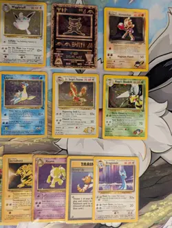 Vintage Pokemon Card Lot WOTC Holo Base Gym Promo Ancient Mew Rocket Hitmonchan - Image 3