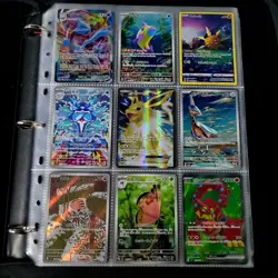 Huge Binder Collection Lot of 170+ Pokemon Cards Mixed EX SV Holo Full Art LP/NM - Image 1