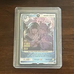 GG GamerSupps VCard - Vtuber Awards 2024- Promo Card 9- Womp Snack Full Art - Image 4